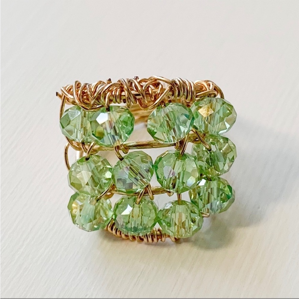 Handmade Green Ring